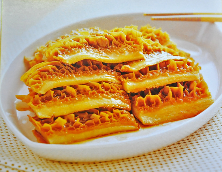 卤牛腱变身菜:牛肉卷饼葱爆牛腱 3.卤猪肚 4.